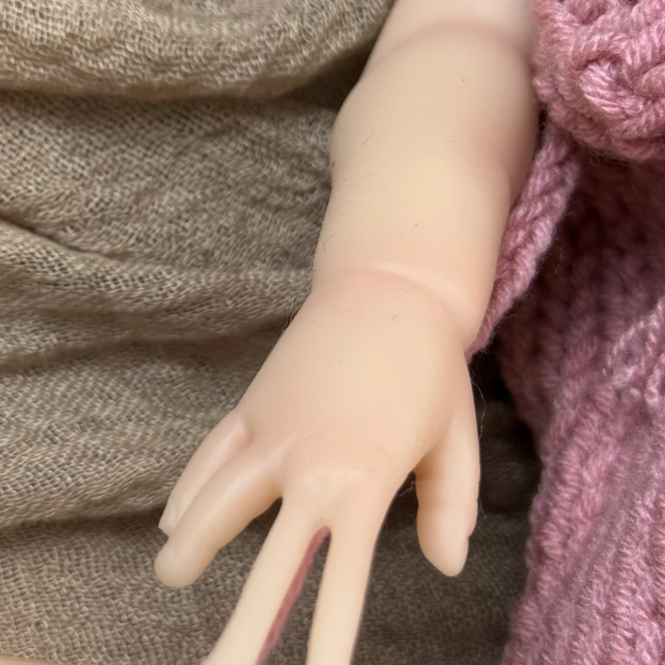 Muñeca realista de silicona sólida de cuerpo completo, tacto Real de 30 CM, piel muy suave y elástica, muñeca bebé Reborn, juguete artístico, regalos de cumpleaños