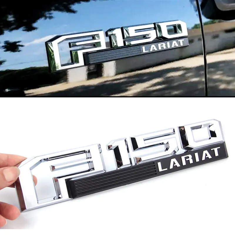 Car 3D For F150 ABS Sticker For Ford For Raptor F150 Lariat XLT FX4 Pick-up Truck With Modified Rear Side Decoration Sticker