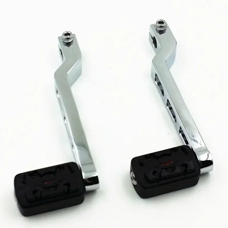Motorcycle Heel Toe Gear Shift Lever Black Skull Peg For Harley Touring Electra Glide Ultra