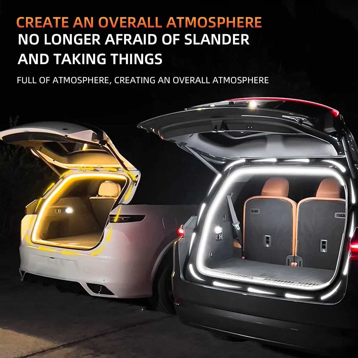 

Automatic Led Trunk Light 4M Automatic Sensor Car Trunk Light Strip with Dynamic Flowing Illumination for Universal Fit Easy 12V