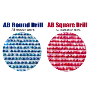 Homfun AB Photo personalizado Pintura de diamantes 5D Imagen de bricolaje de diamantes Bordado de diamantes 3D Cross Stitch Decoración de bodas en el hogar 10 mejores ventas Homfun Store Oficial Diamond Painting - №8