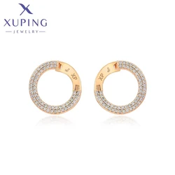 Xuping Jewelry Fashion Серьги Charm Simple Gold Color Earrings for Women Party Copper Alloy Exquisite Gift X000463287