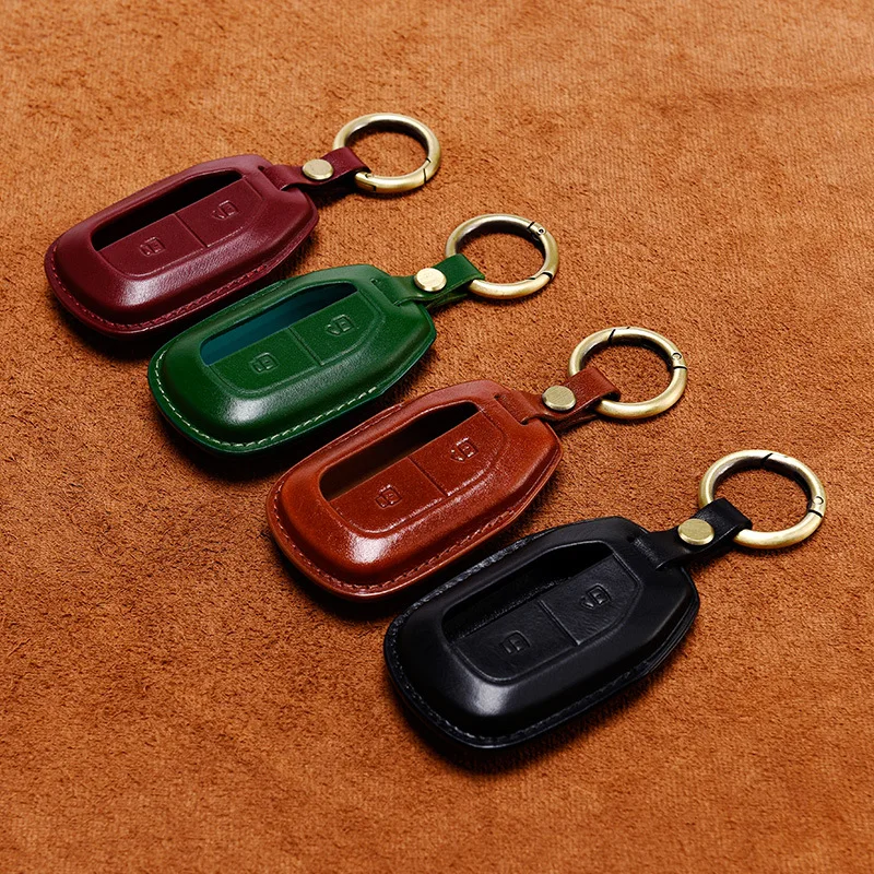 Motorcycle Leather Key Cover for Polaris Industries Indian Challenger dark horse 2025 limited Pursuit - view 3
