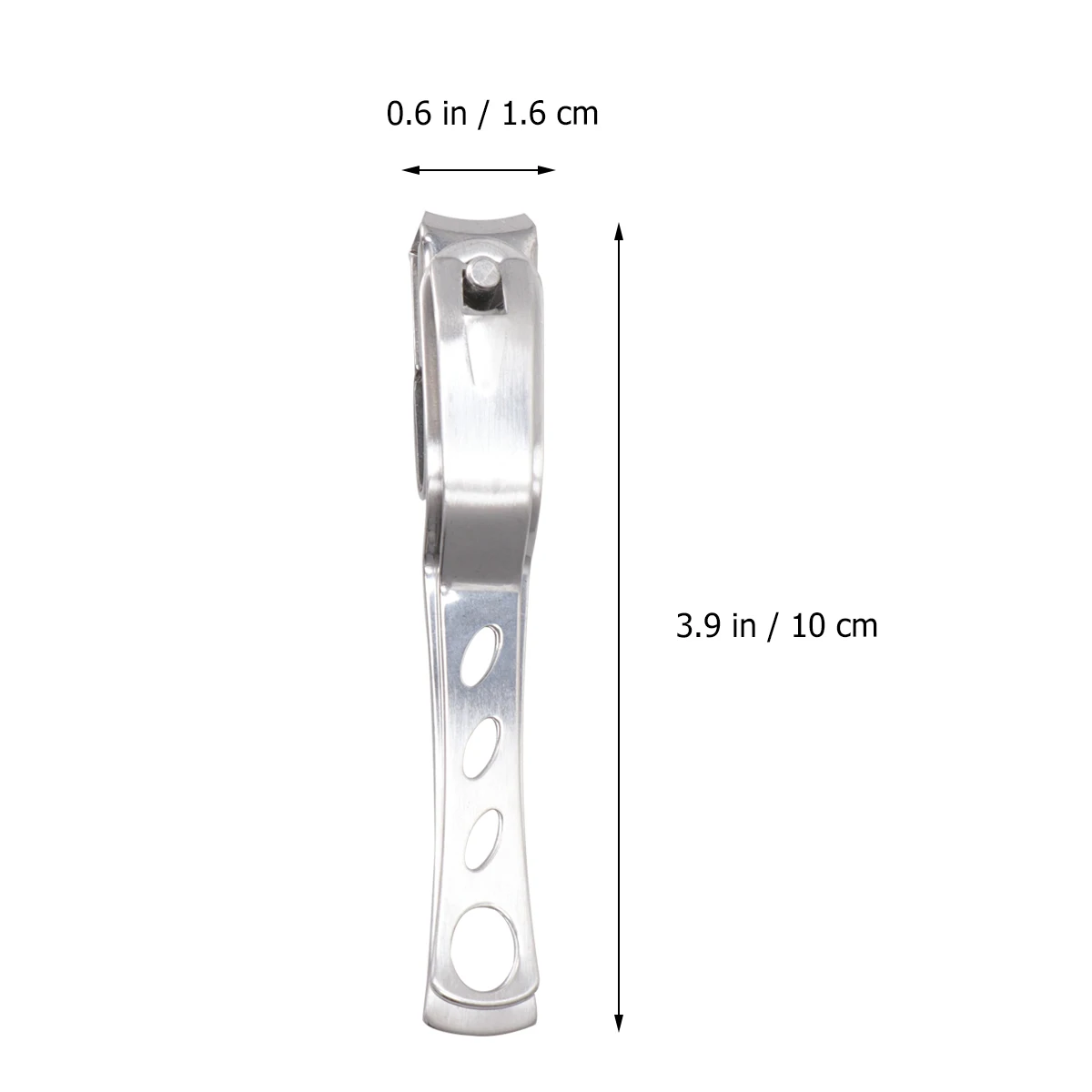 

4Pcs Nail Clipper Stainless Steel Manicure Tool Durable Ergonomic Design for Artificial Acrylic Natural Nails Pedicure