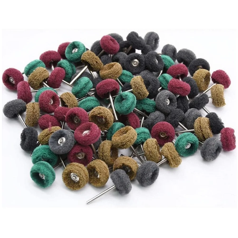 For Rotary Tool Buffing Wheels 12 Piece Set Designed for Aggressive Grinding and Finishing on For Metals and Composites