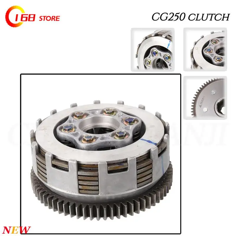 

100% Brand New Clutch Assembly - Replaceable Accessories for Italika 250SZ Dt200 Dt250 Ft200 Motorcycles