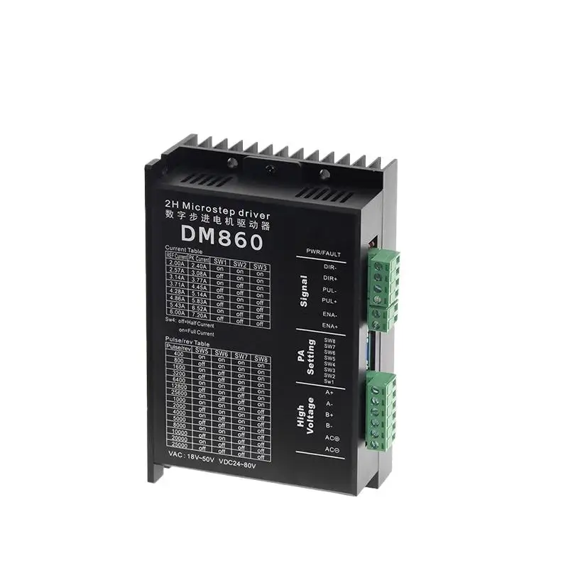 Dm860 Dma860h Двухфазный драйвер шагового двигателя 57 86, аксессуары для гравировальных станков M860 2ma860h