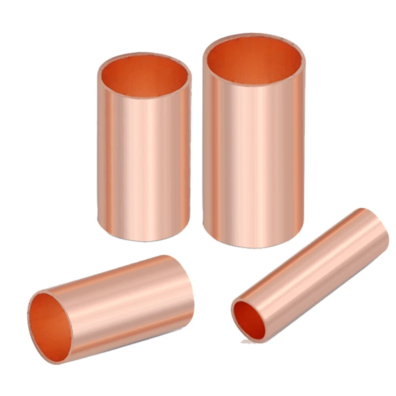 

1000Pcs φ10 mm 35mm2 GT Copper Connecting Pipe Wire Connector Small Copper Tube Wire middle Joint Quick Crimping Terminal