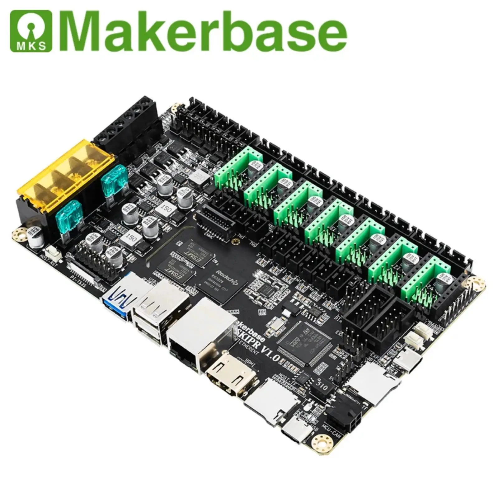 Makerbase MKS SKIPR 3D Printer Board Quad-core 64bits SOC runs Klipper&3.55.0 inch Screen for Voron VS Raspberry Pi Board