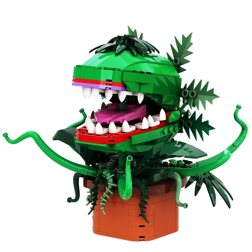 

Cannibal Flower Building Toy Little Flower Shop Of Horrors Plants Collectible Action Figure Building Blocks Sets Christmas Gift