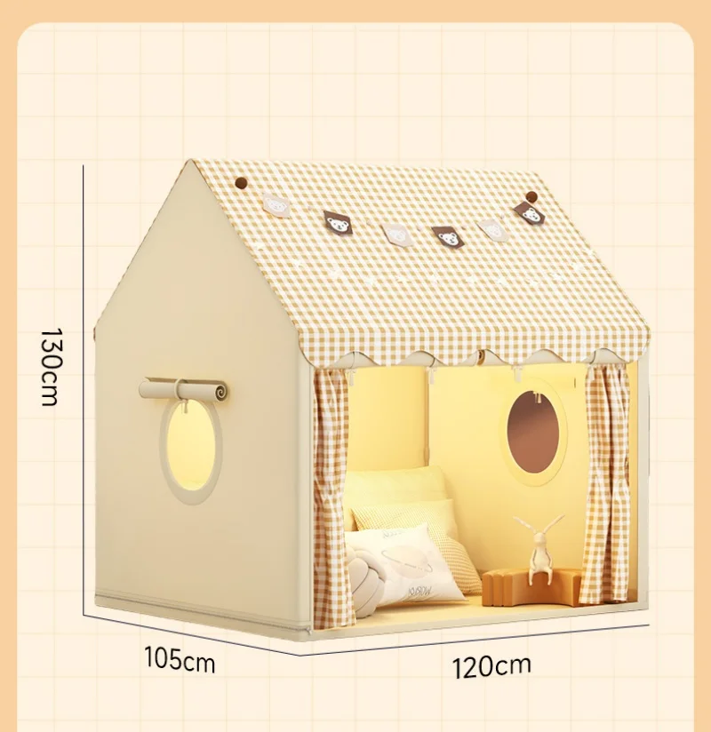 Boy Girl Indoor Princess Toy House Children Tent Cubby Kid Play Tent  Outdoor Picnic Small House Kid Birthday Gift Room Decor