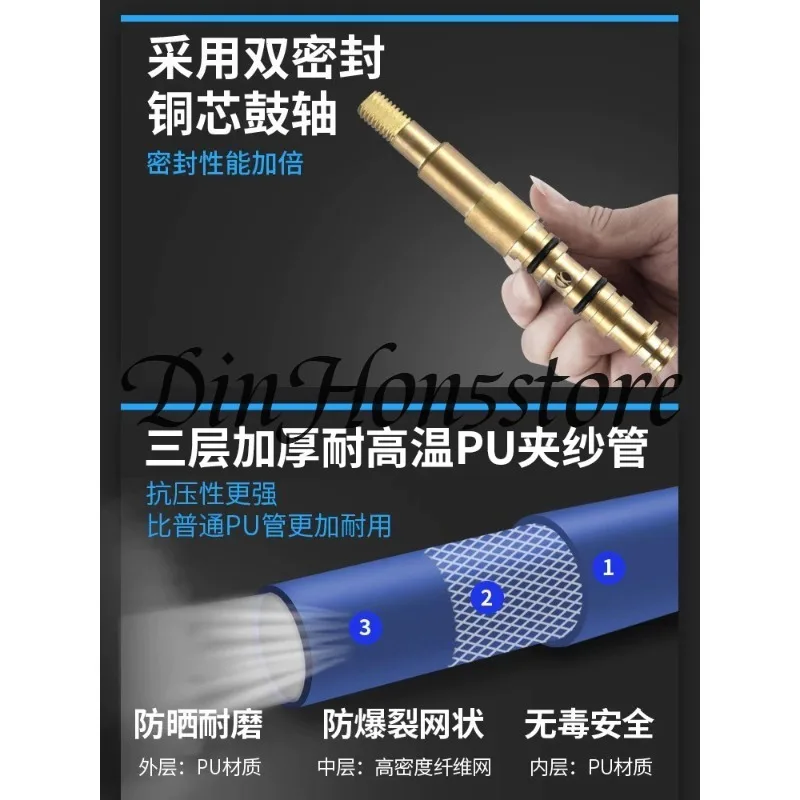Air drum automatic telescopic pipe reel water drum electric drum trachea reel auto repair car wash beauty pneumatic tool