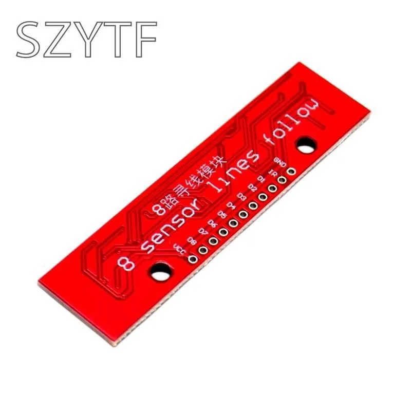 8 Channel IR Tracking Sensor Module 8 CH Infrared Line Track Trace Detect Detection Board DIY Detector for Arduino Smart Car