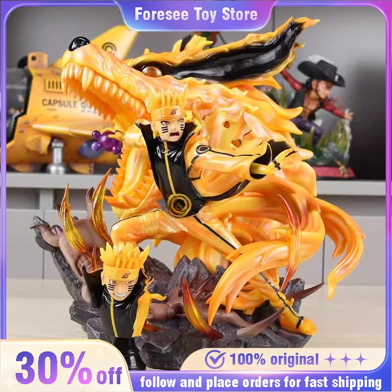 

in stock 29cm NARUTO Uzumaki Naruto Anime Figure Peripheral Model Scene Statue Desktop Decoration Ornaments Birthday Gift Toy
