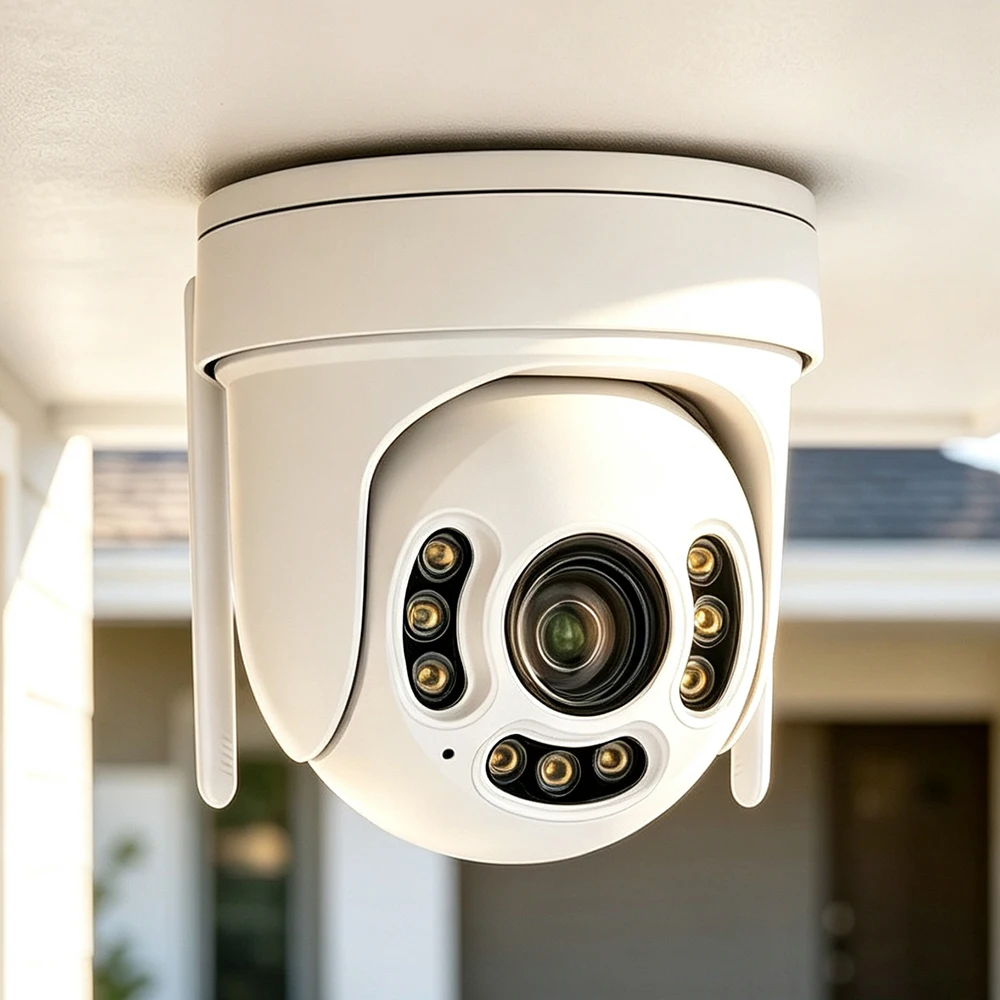 4K 8MP WiFi PTZ IP Camera 5X Optical Zoom Surveillance Camera Auto Tracking ONVIF H.265 Color Nigh Vision CCTV Security Cameras