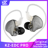 New KZ EDC PRO HIFI 3.5MM AUX Wired Earphone Dynamic High Performance Monitor In-Ear Earbuds Detachable Cable Harman EDXPRO Lite