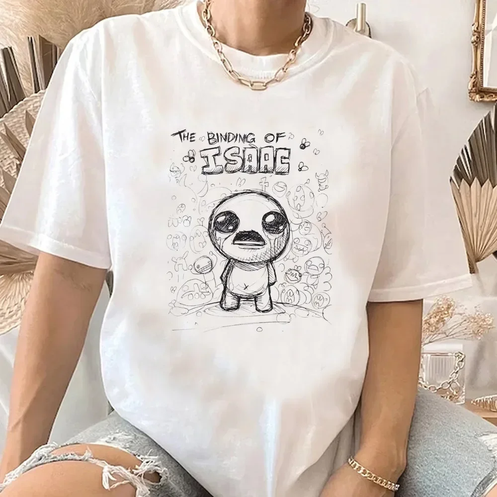 The Binding of Isaac T Shirt Teen Harajuku  Breathable Y2k Streetwear Top Tees 80s Psychedelic Pop Culture Comfortable Aesthetic