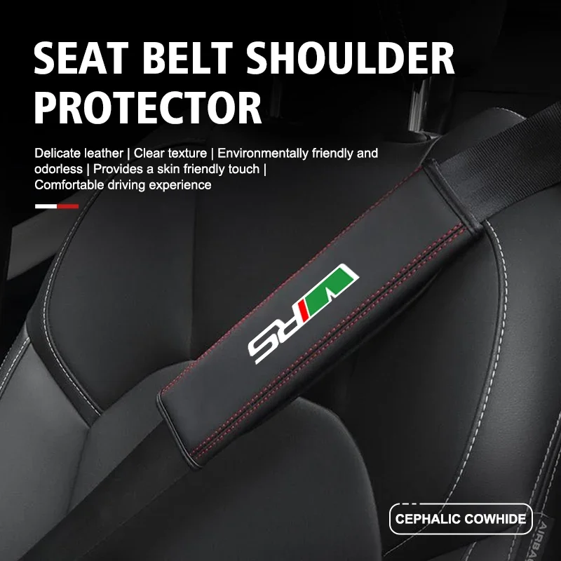 Car Seat Belt Cover Shoulder Comfort Protector Pad Accessory For Skoda Octavia 2 3 Rapid Kodiaq Karoq Fabia Kamiq Superb MK3