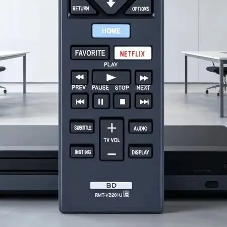 RMT-VB201U Replace Remote Control fit for Sony Blu-Ray BD Disc DVD Player BDP-BX370 BDP-S1700 UBP-X700 BDPBX370 BDPS1700