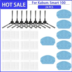 Side Brush HEPA Filter Mop Cloth Replacement Accessories Compatible For Kabum Smart 100  Robot Vacuum Cleaner