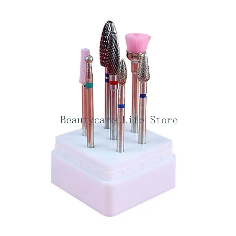 652C Professional Nail Drill Bits Set Nail Drill Bit Rotary Burrs for Electric Manicure Pedicure Nail File Machine