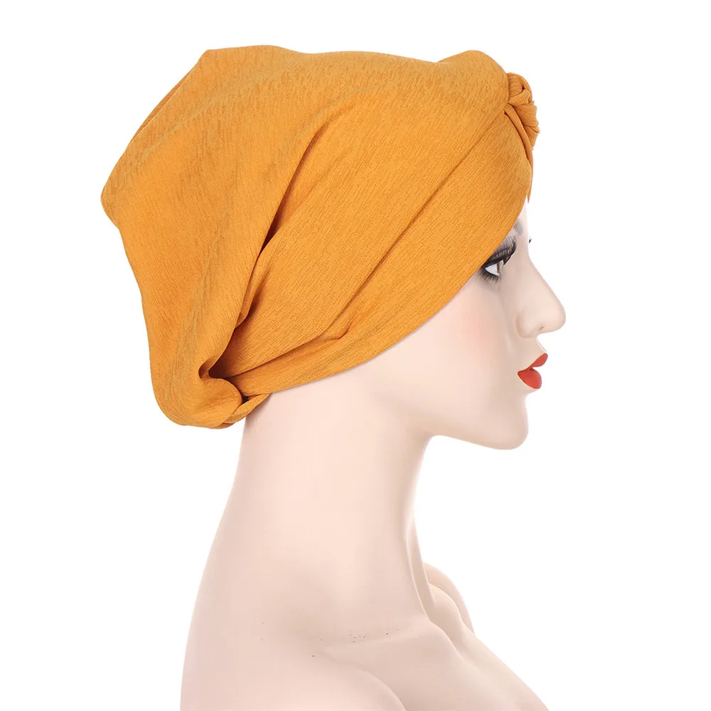 Nieuwe Moslim Vrouwen Innerlijke Hijab Tulband Indiase Hoofddoek Wrap Vlechten Motorkap Hoed Chemo Cap Islamitische Hoofddeksels Mutsen Haaruitval Cover