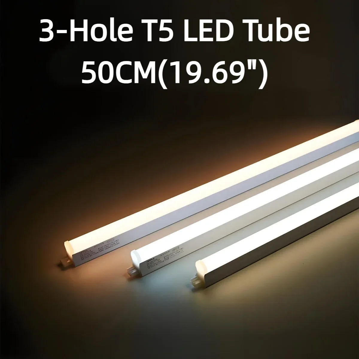High Bright T5 LED Tube Light 19.69inch 2835 SMD Chip Aluminum Shell Portable AC85V-265V For Bedroom Kitchen Corridor