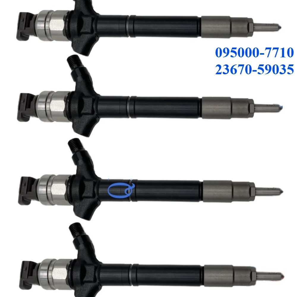 

4-Pack 095000-7710 23670-59035 Diesel Fuel Injector for Denso Toyota Land Cruiser
