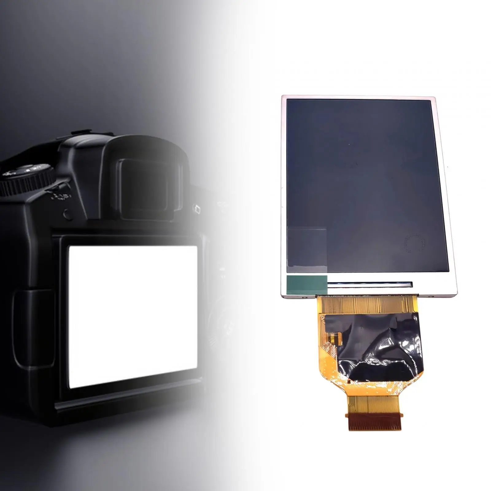 

LCD Display Screen, Professional with Backlight Repair Parts for D3200 Components Digital, Camera Accessory