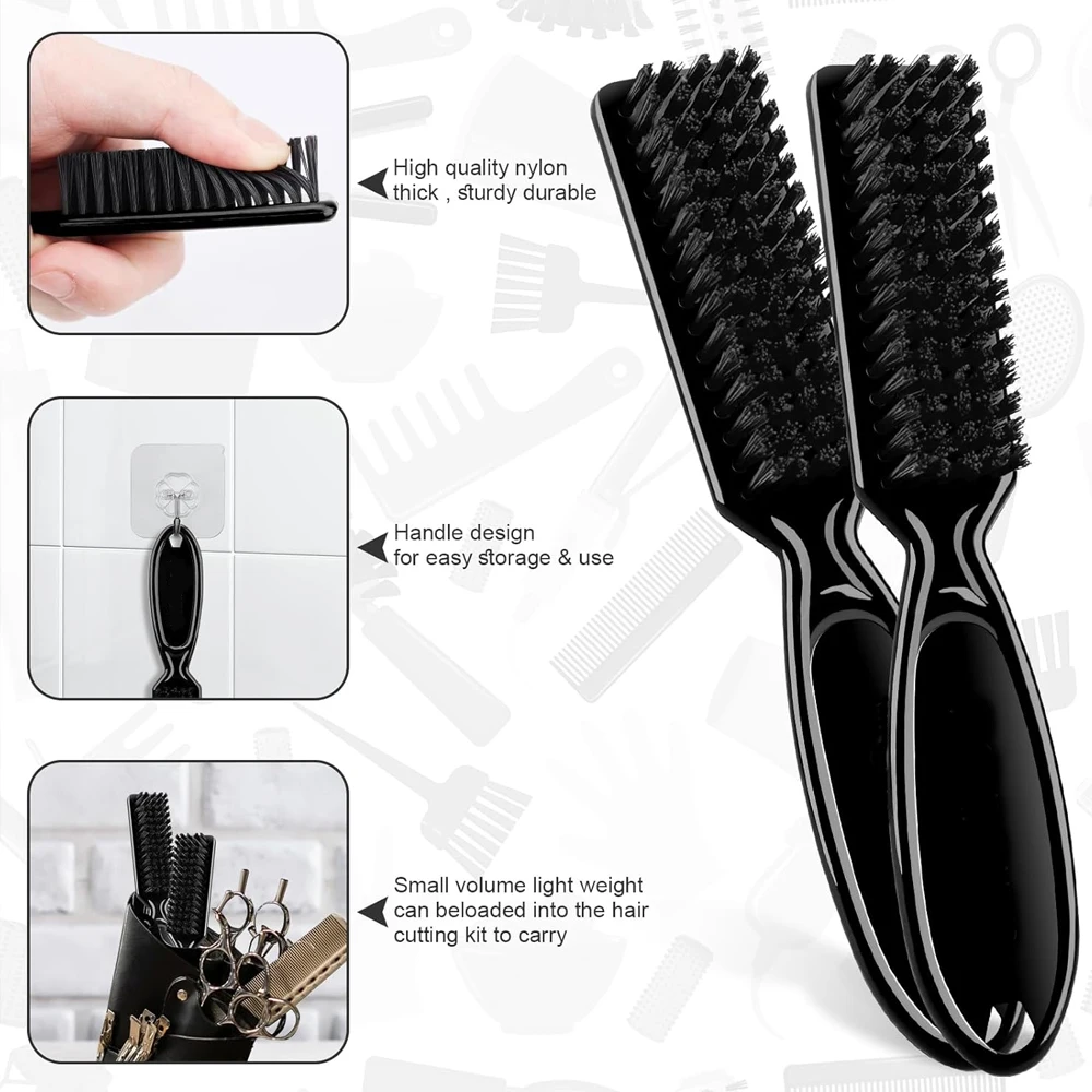 Friseurumhang-Set mit verstellbarer Schnalle, Nackenstaubbürste und Kamm, Werkzeug für Friseursalon und Haarschnitt zu Hause – Detail 3