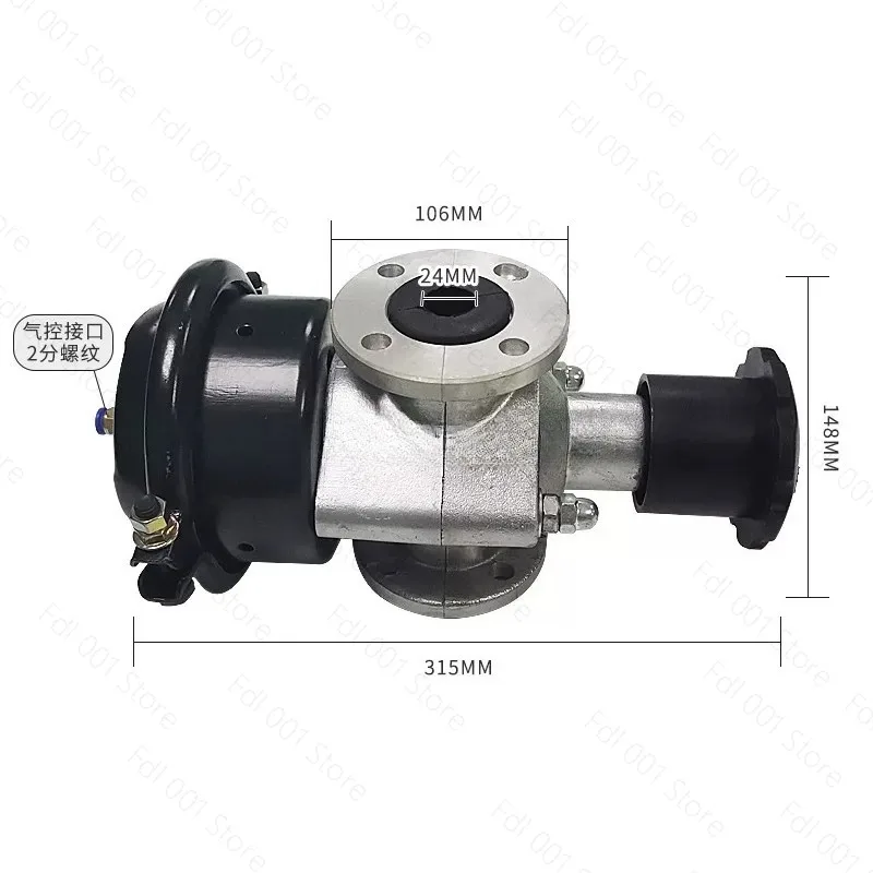 Mobile Sandblasting Machine Seasoning Valve Abrasive Valve Pneumatic Sand Control Valve