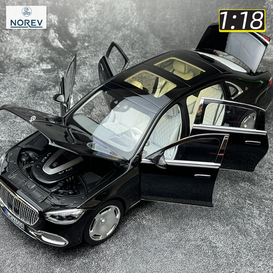 NOREV 1:18 scale New S680 W223 2021 car model metal static decoration holiday gift collection