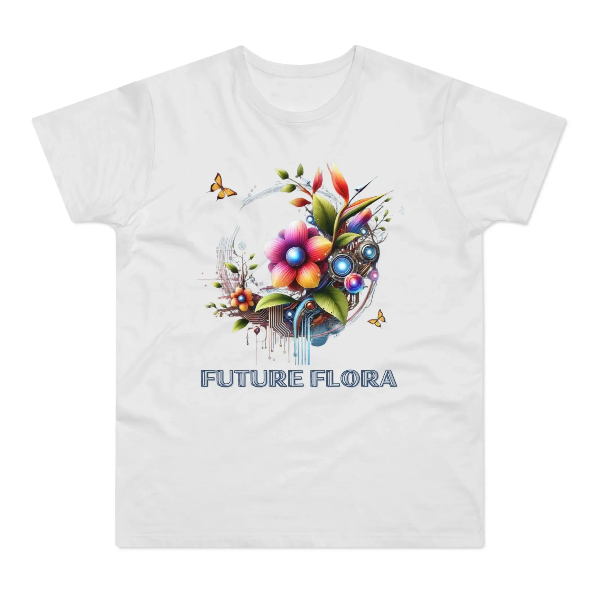 Future Flora Single Jersey Men s T Shirt Nature Meets Technology