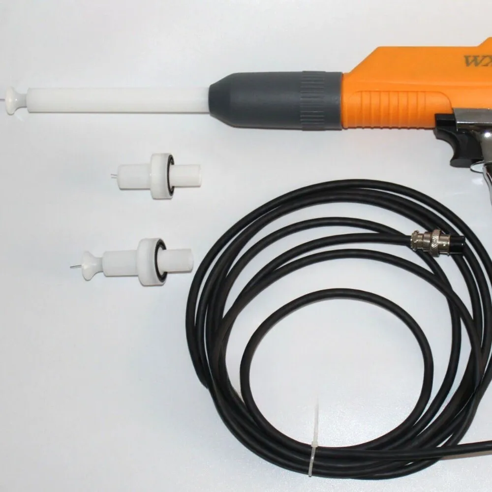 2 قطعة WX-101 فوهة نفاثة مسطحة مسحوق كهرباء طلاء بندقية يناسب ما بعد البيع #6