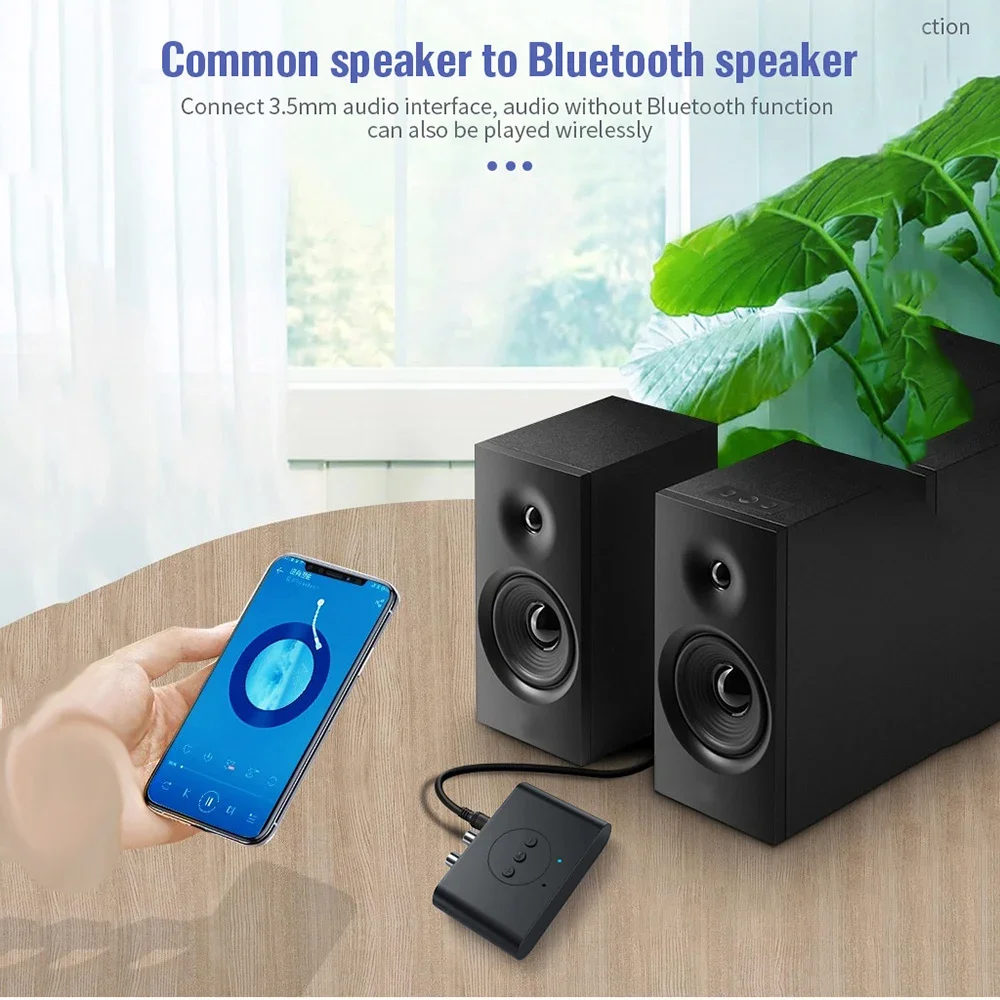 5.0 NFC Bluetooth 호환 오디오 수신기 자동차 핸즈프리 NFC B21 어댑터 수신기 앰프 지원 U 디스크 음악 재생