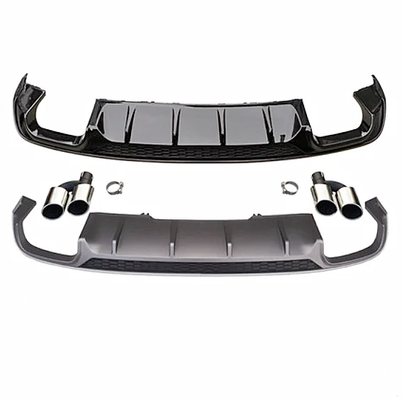 

Honeycomb Rear Bumper Lip for Audi A4 B9 Sline Facelift Audi S4 Type Rear Diffuser 2017-2019