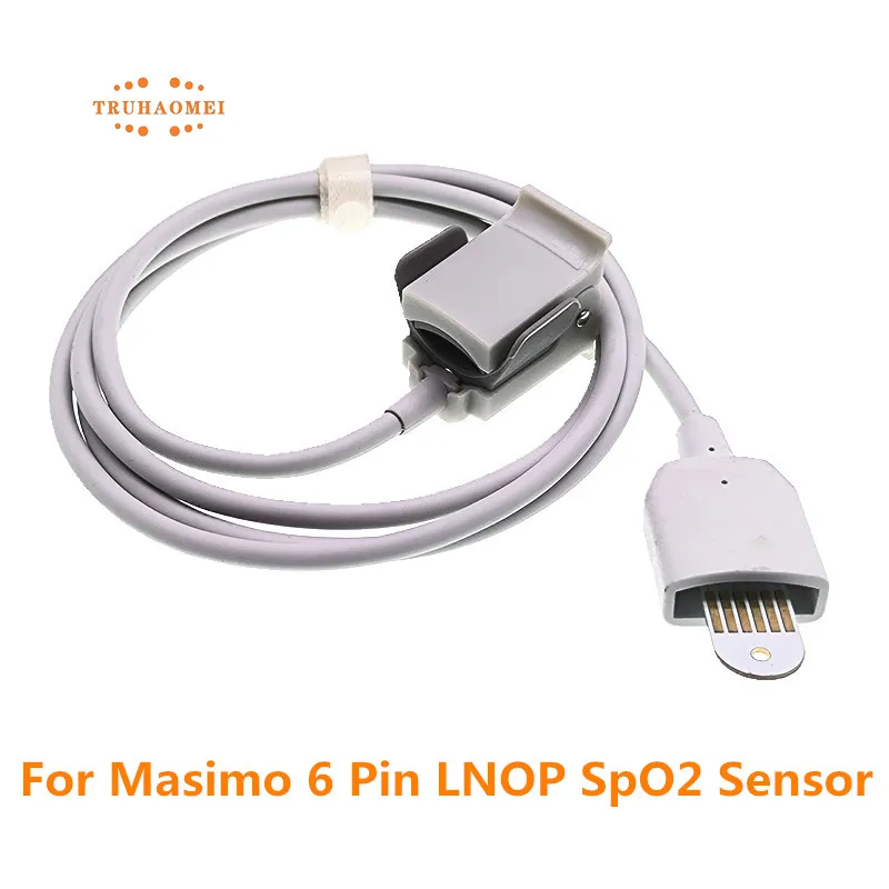 6 Pin SpO2 Sensor For Monitor Redical LNOP DCI Adult Pediatric Neonatal Pulse Oximeter SAO2 Oxygen Probe