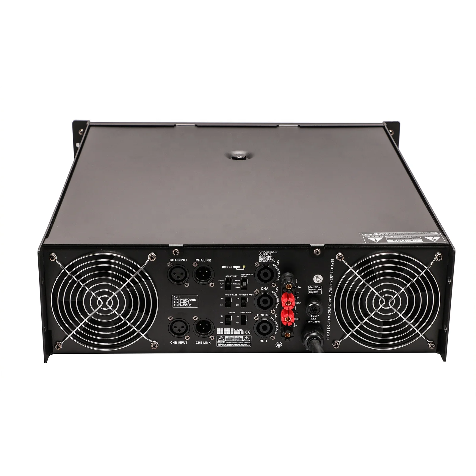 ET Professional Audio 3U HF Class AB Power Amplifier Module for Active Speaker 2CH*250W 350W 500W 600W 900W 1100W 1300W 1400W