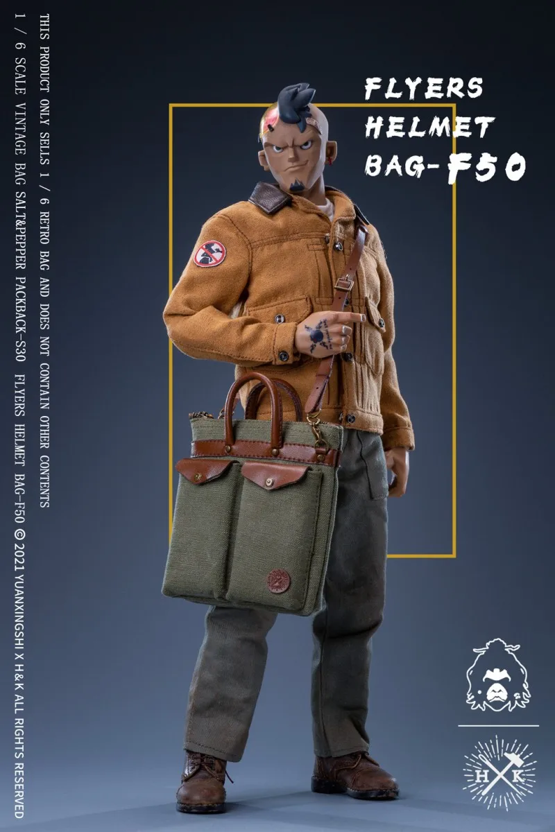 1/6 JC-003 FLYERS Helmet BAG- F50 Gathering Trend Series Second BulletItem Backpack Accessories For 12