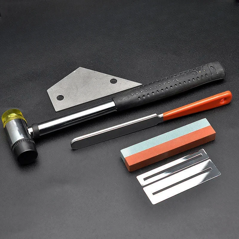 Guitar Fret Crowning File Leveling Tool Grinding Protectors Repair Part Set Guitar Repair Tool Accessories