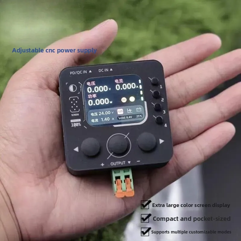 For PocketPower Adjustable DC Power Supply Portable Mini Constant Voltage Current High Power for DIY Maintenance Numerical