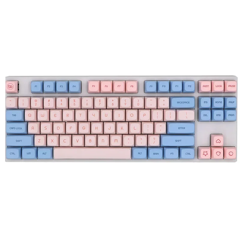 XDA high PBT sublimation wooting keycaps custom mechanical keyboard