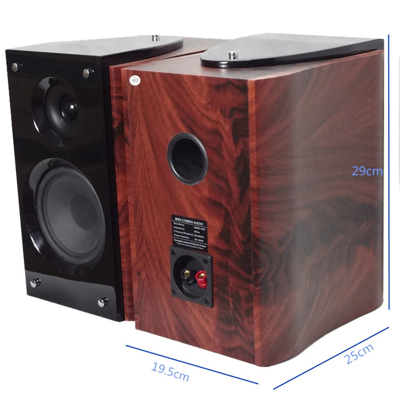 

100W 5.5 Inch Bookshelf Speaker Home Audio 8Ohm HIFI Fever Passive LoudSpeaker Desktop Car CD Player Wooden Speakers