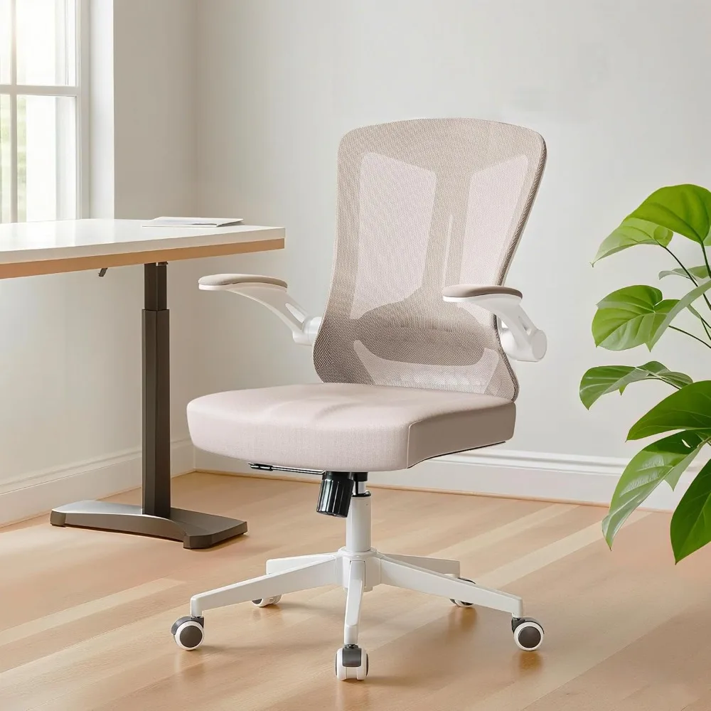 

Эргономичное офисное кресло - удобные настольные стулья с колесами и подлокотниками, сверхмощное сетчатое компьютерное кресло мощностью 400 фунтов со удобной поясничной спинкой