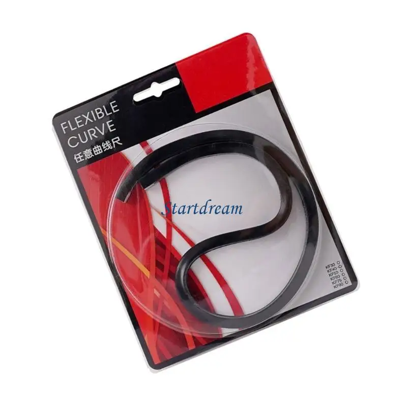 Bendable Ruler Flexible Curves Ruler Craft Measure Tool Drawing Sewing Ruler K92C