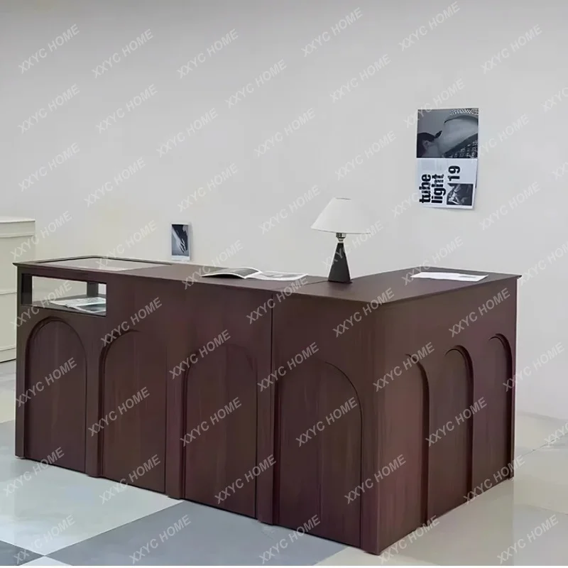 XX Beauty Salon Clothing Shop Corner Checkout Page Shop Small Counter Commercial Paint Bar Table Front Desk