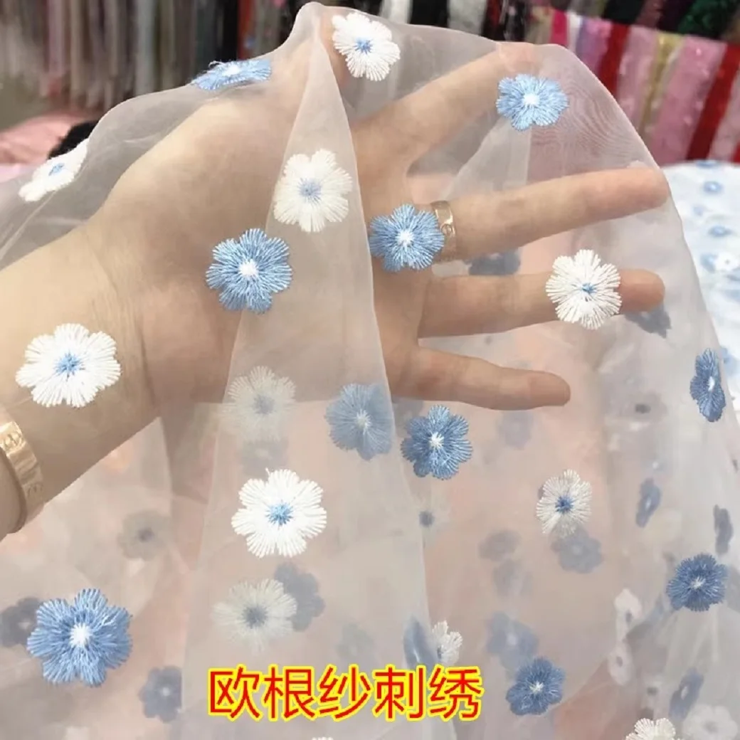 

Зашифрованная маленькая ткань из органзы с цветком сливы, одежда для выступлений, ремесла