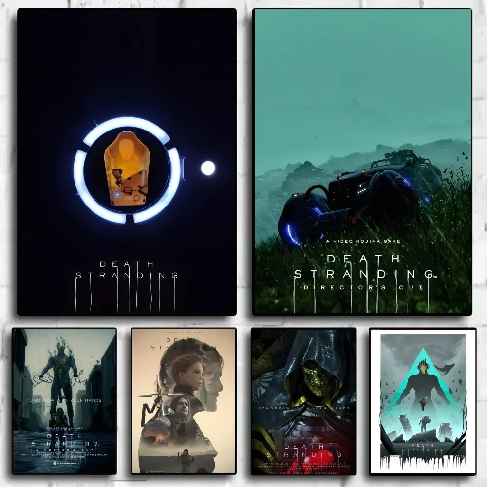 Death Stranding Spiel-Poster, HD-Kunst, klebrige Wand, wasserdicht, für Zuhause, Wohnzimmer, Schlafzimmer, Bar, ästhetische Dekoration