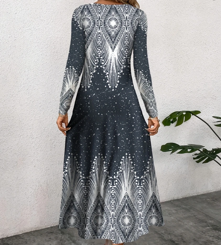 Fashion Elegant Women Dress Loose Casual Dress Women Dress New Temperament