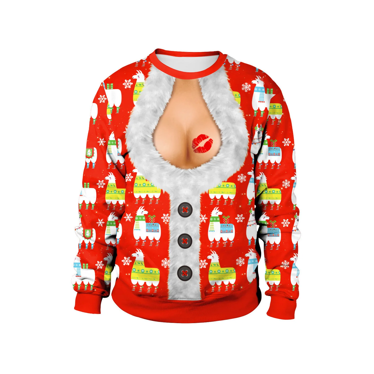 Hot Sale New Ugly Christmas Sweater Men Clothing Funny Xmas Sweatshirt Crew Neck Long Sleeve Pullovers Women 3d Printed Hoodies